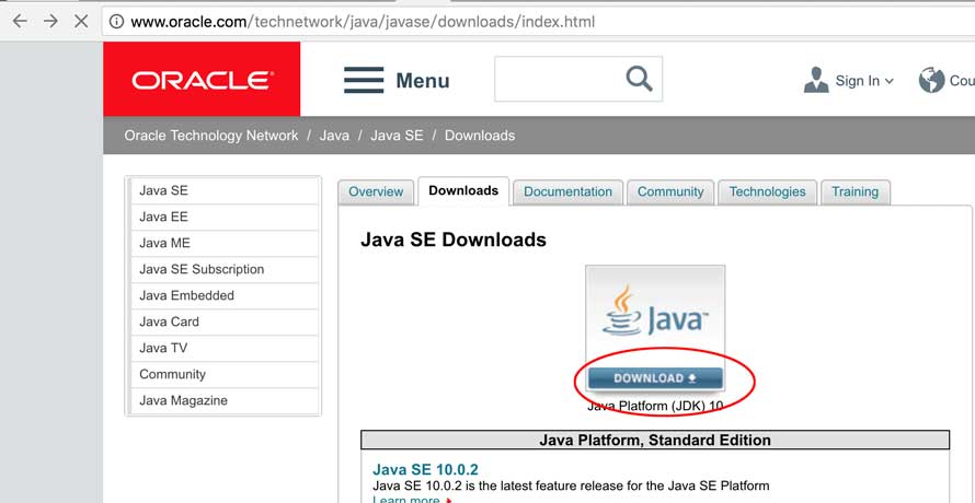 JDK Download Page